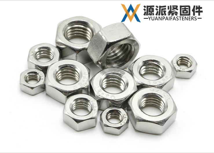 Hexagon Nut Stainless Steel Nylon Insert Lock Nut  Stainless Steel Hex Flange Nut Stainless Steel All-Metal Lock NutGB/T 6170 GB/T 889.1 GB/T 6177.1 GB/T 6184 thumbnail 2