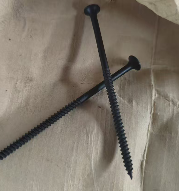 Black phosphate drywall screw